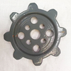 Rueda motriz Ruilong de 8 dientes y 9 orificios (acero forjado/bridado)