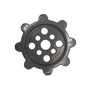Rueda motriz Ruilong de 8 dientes y 9 orificios (brida/acero al manganeso)